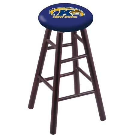 Maple Bar Stool,Dark Cherry Finish,Kent State Seat